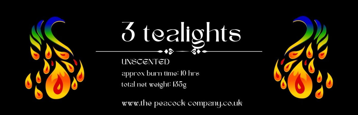 Unscented Tealights - Set of 3