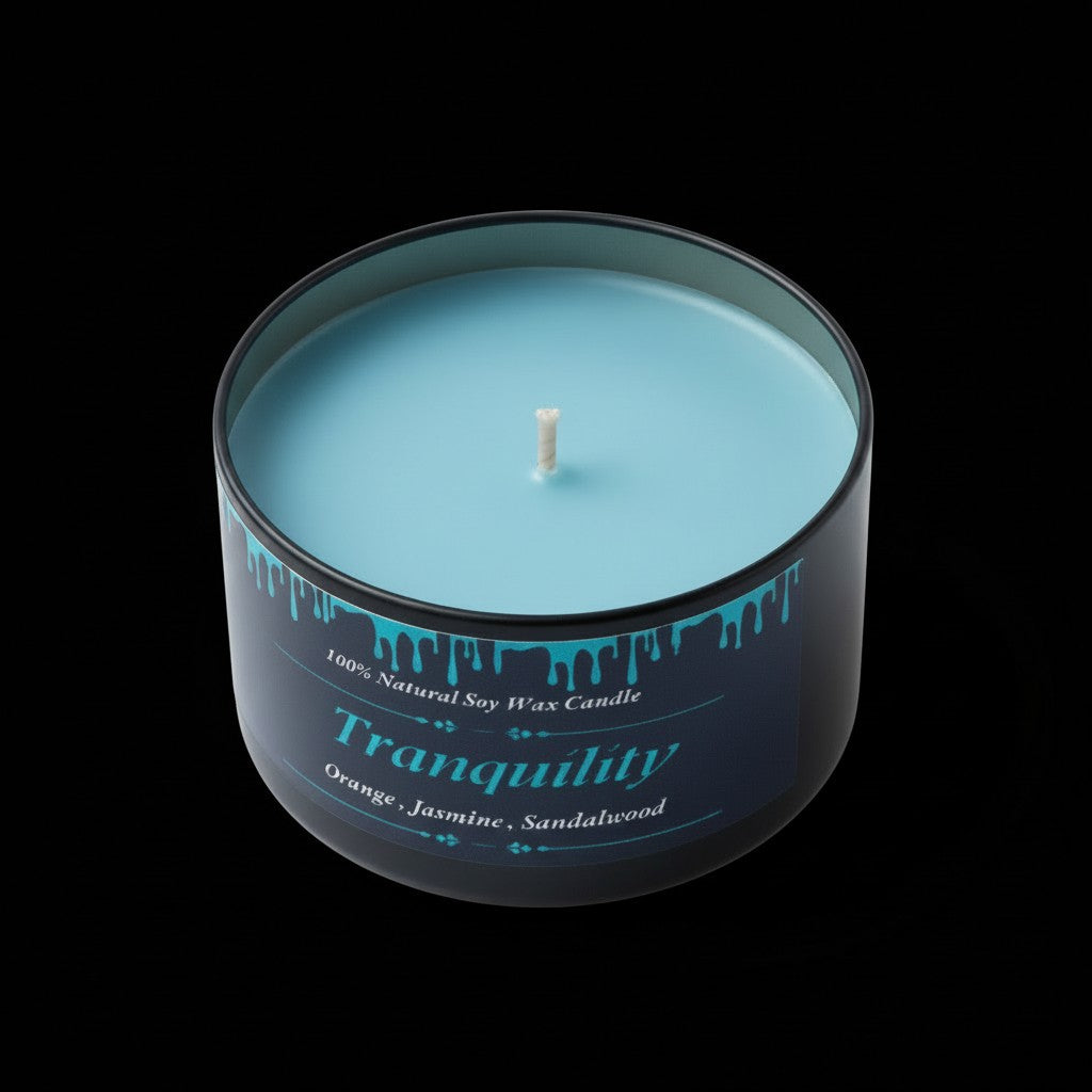 Tranquility - 5oz Black Tin