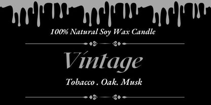 Vintage - 5oz Black Tin