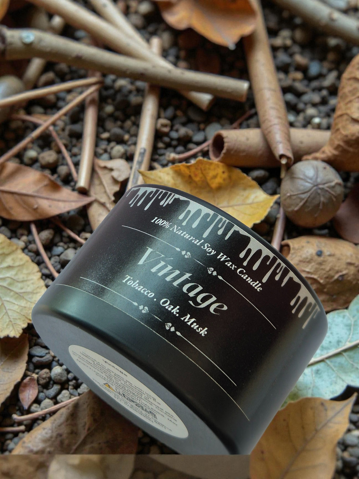 Vintage - 5oz Black Tin